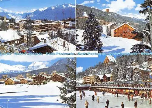 D159161 Crans Montana. L hiver a Crans Montana. Darbellay. 1979. Multi View