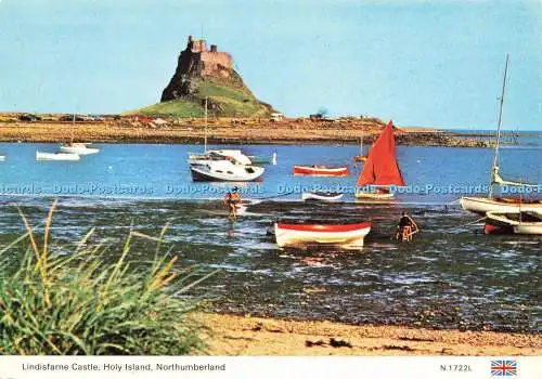D160529 Northumberland. Schloss Lindisfarne. Holy Island. E. T. W. Dennis