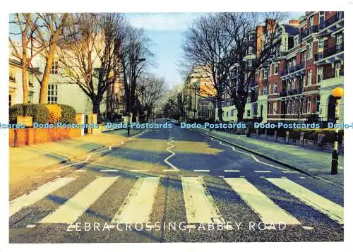 D161835 Abbey Road. Zebrakreuzung. Daraotsu. London A. Z. Postkarte