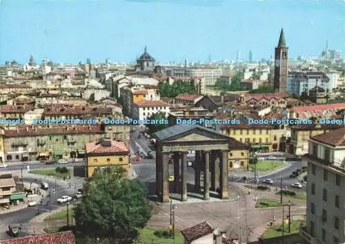 D165165 Milano. Porta Ticinese. Zelt an der Donau. Postkarte 1626. Serie Sudland