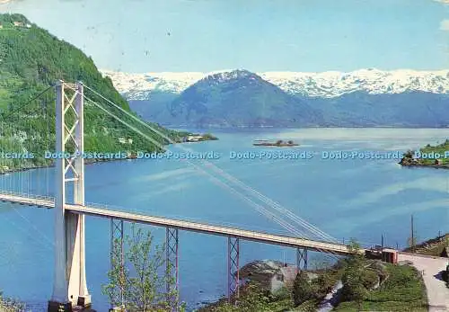 D161851 Norwegen. Fyksesundbrücke. Steinsto. Normanns