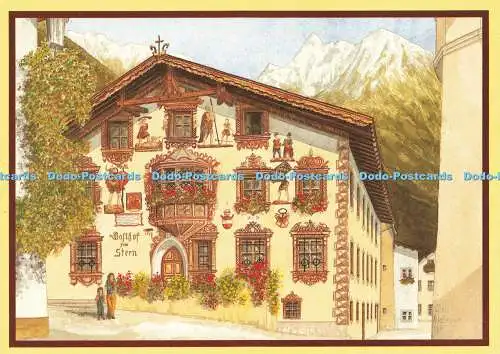 D165203 Tirol. Österreich. Ein reich dekoriertes Gasthaus. Rene Rietmeyer