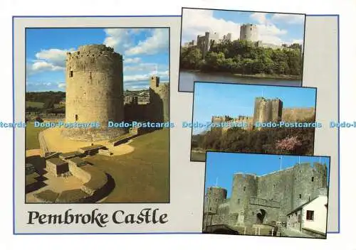 D160594 Pembroke Castle. Pembrokeshire Eye Postkarten. Haven Colourprint. Multi V