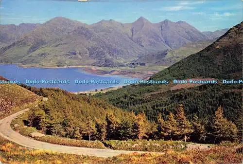 D164041 Wester Ross. Die fünf Schwestern von Kintail und Loch Duich. J. Arthur Dixon