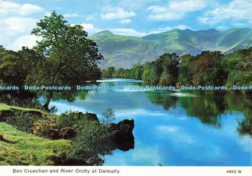 D164073 Ben Cruachan und River Orchy bei Dalmally. Whiteholme. A Hail Caledonia P