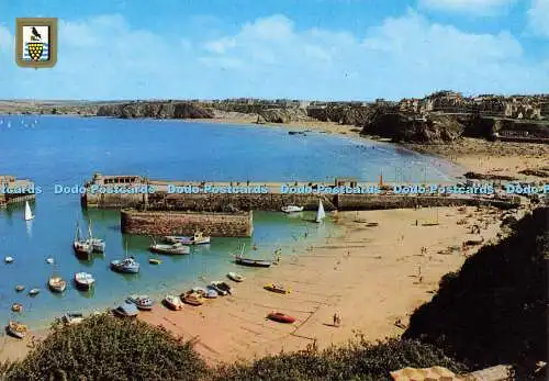 D164085 Cornwall. Der Hafen und die Strände Newquay. T. K. F. Fisa