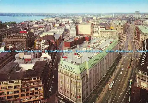 D165267 Hamburg. Blick Uber Die City mit Monckebergstraße. Andres