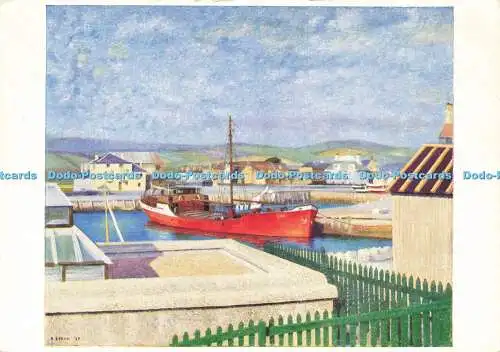 D164096 The Redfern Gallery. Der rote Tanker. Richard Eurich. Soho Gallery