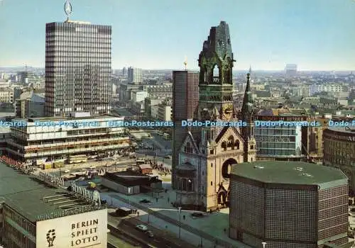 D165284 Berlin. Europazentrum und Kaiser-Wilhelm-Gedächtniskirche. Andres