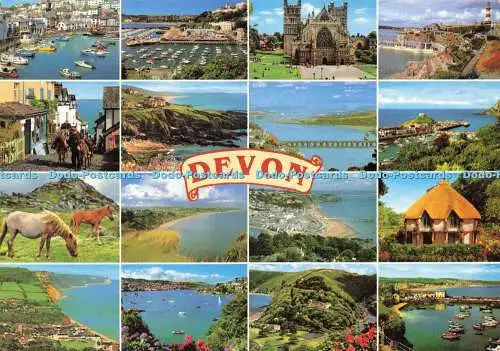 D160670 Devon. John Hinde. Multi View