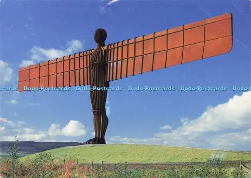 D160672 Engel des Nordens bei Gateshead. Von Antony Gormley. Claughton Foto