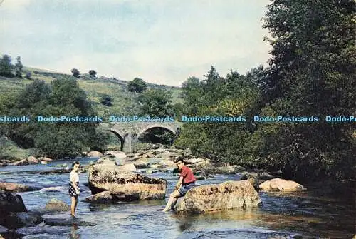 D160676 Devon. Huccaby Bridge. Sechskantwürdig. J. Arthur Dixon