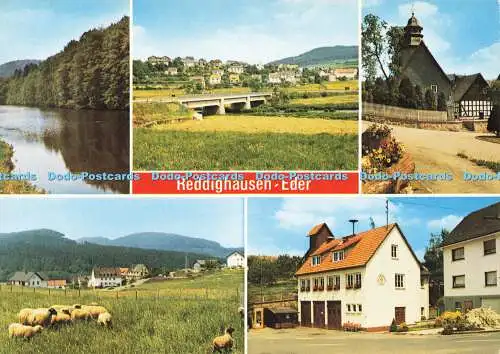 D164129 Reddighausen Eder. Edeka. Markt Klein. Korr Grossverlag. Multi View