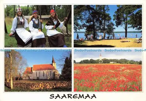 D165322 Saaremaa. Die Nationalkleidung von Karla Kaarma Puha. Anti Kuus. Multi Vi