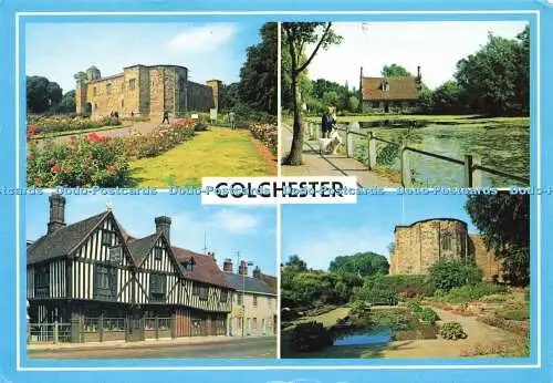 D160710 Colchester. Das Schloss. Dennis Brothers. Colourmaster Postkarten. Multi V