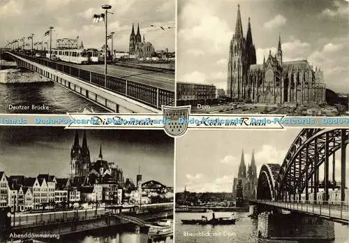 D162030 Die Domstadt Köln am Rhein. Dom. Horst Ziethen. Multi View