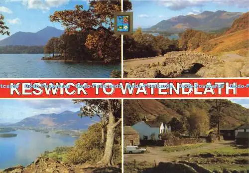 D162036 Keswick nach Watendlath. Überraschungsansicht. Sanderson und Dixon. Fisa. Multi V