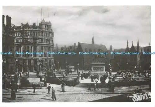 D164188 Leeds. Stadtplatz. Nostalgie-Tinte. Postkarten Old Yorkshire