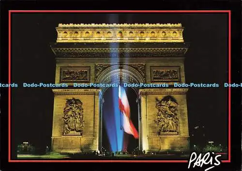 D160782 Paris. L Arc de Triomphe. Bild. G. Marche