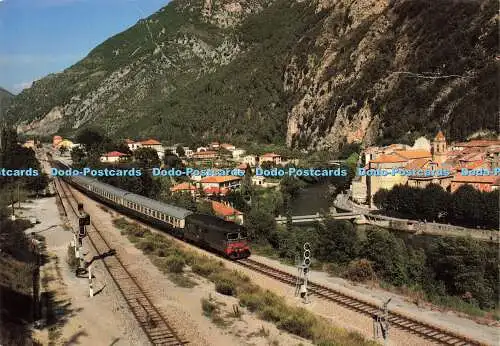 D164228 Le Village de Breil et la Ligne Ferroviaire Internationale de la Roya Bi