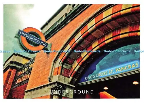 D165455 Underground. Daraotsu. London A. Z. Postkarte