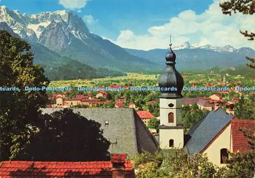 D164294 Garmisch Partenkirchen. Mit Waxenstein und Zugspitze. Bucheler