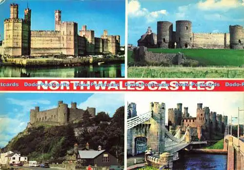 D160848 North Wales Castles. Harlech. E. T. W. Dennis. Multi View