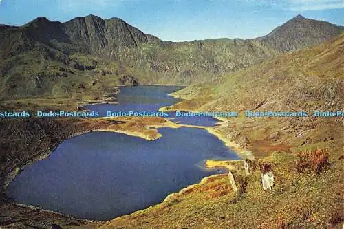 D162192 Llyn Llydaw mit Y Lliwdd und Snowdon. J. Arthur Dixon