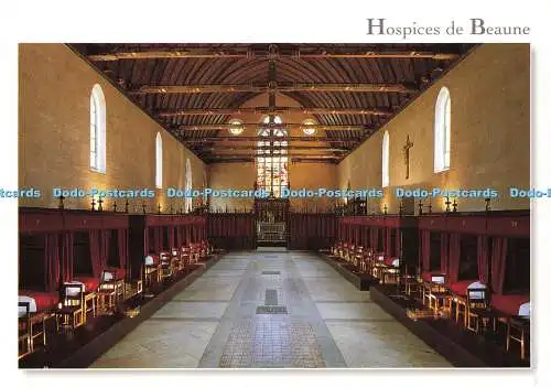 D160969 L Hotel Dieu De Beaune. Paupers Gallery Far End of Chapel. Combier Macon