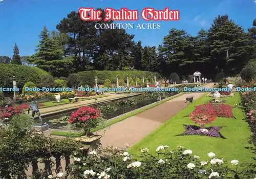 D160986 Compton Acres. Der italienische Garten. John Hinde. J. Baker. International P