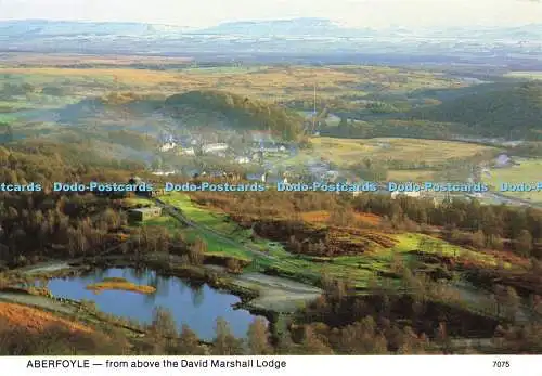 D161028 Aberfoyle. Von oben der David Marshall Lodge. Whiteholme