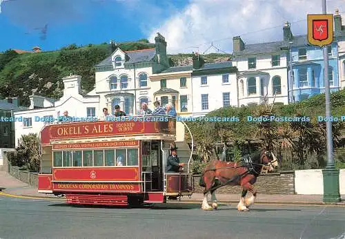 D164509 Isle of Man. Doppelstock-Pferdestraßenbahn. Douglasie. Fisa. 1996