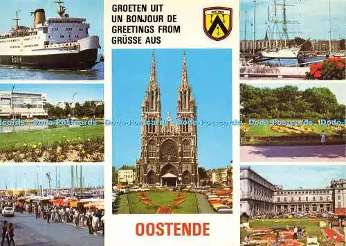 D165683 Grüße aus Oostende. Van Mieghem. Multi View