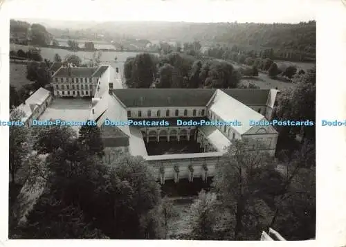 D162369 Abbaye Notre Dame du Bed. Bec Hellouin. Vue Generale