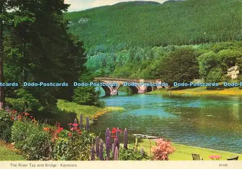 D161096 Kenmore. Der Fluss Tay und die Brücke. Whiteholme. A Hail Caledonia Product