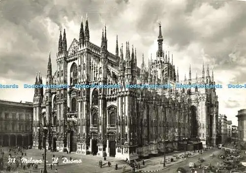 D162393 Milano. Il Duomo. RP. Postkarte