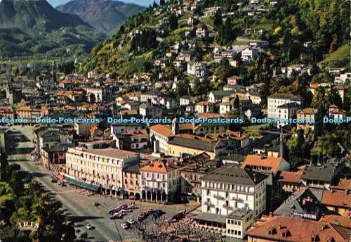 D165720 Locarno. Lago Maggiore. La Piazza. Pancaldi. Agfacolor