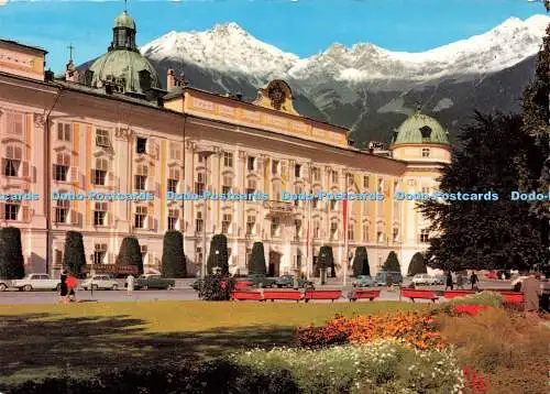 D164570 Innsbruck. Hofburg Gegen Die Nordkette. Tirol. Alpine Luftbild. E. Stein