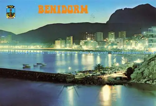 D162434 Benidorm. Hafen und Strand nahe Herbst. Hermanos Galiana