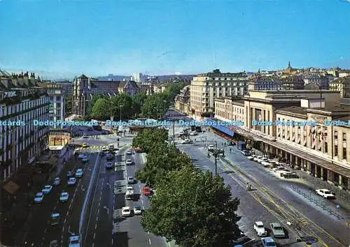 D165774 Geneve. Bahnhof und Ort Cornavin. Rowesa. 1979