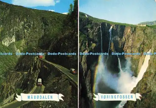 D165778 Mabodalen. Voringfossen. Normann. Multi View