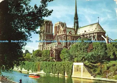 D164621 Couleurs Et Lumiere de France. Paris. Les Bords de la Seine Notre Dame.