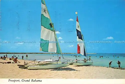 D165783 Grand Bahama. Freeport. King Inn Hotel Beach. Calypso. Plastichrom. Col