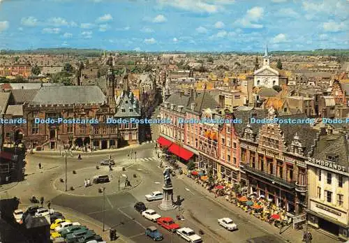 D165802 Haarlem. Panorama Grote Markt Met Stadhuis. Gebr. Spanjersberg