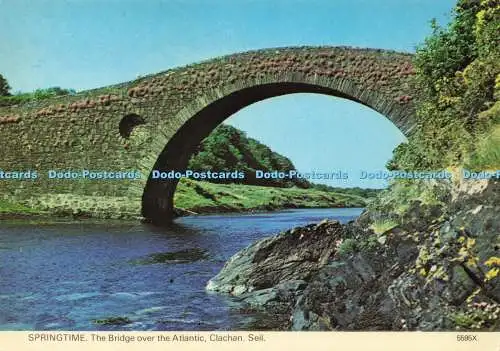 D162499 Seil. Frühling. Die Brücke über den Atlantik. Clachan. Whiteholme. A H