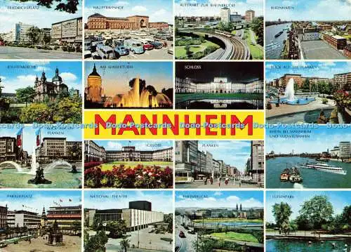 D165829 Mannheim. Schloss. Herbert Grochla. Krüger. 1981. Multi View