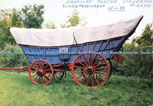 D165834 Badewanne. Das American Museum in Großbritannien Claverton Manor. Conestoga Wagon. J