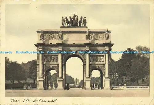 D164680 Paris. L Arc du Carrousel