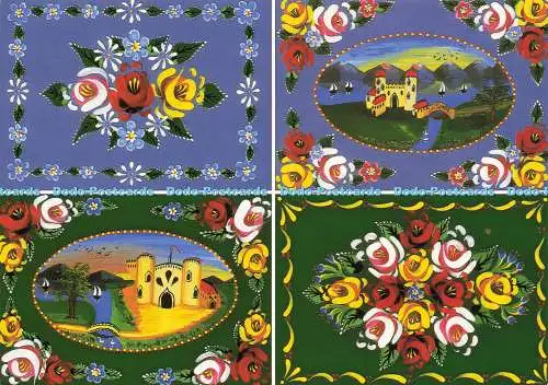 D166782 Blumen. J. Salmon. Postkarte
