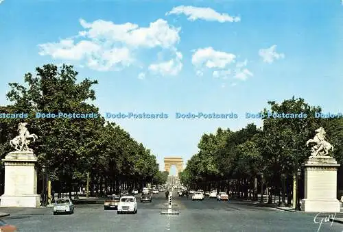 D162537 Paris et Ses Merveilles. L avenue des Champs Elysees. Kerl. Leconte. Gera